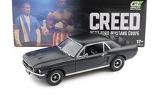 1:18 Greenlight 1967 Ford MUSTANG Coupe Creed Matt Black