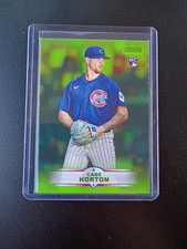 2025 Topps Stadium Club - Cade Horton #24 Lime Green Foil (RC)