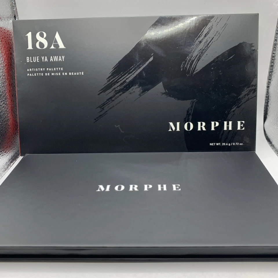 Morphe 18A Blue Ya Away 18 Pressed Powder Palette Eyeshadow Makeup New - Image 3 of 4
