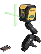 PREXISO Laser Level 65Ft Self Leveling Cross Line Laser Level Green Line leveler
