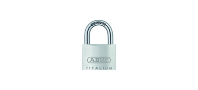 Abus Titalium Padlock 1''W, 3/16''D Shackle, 1/2'' Vertical, Keyed Diff