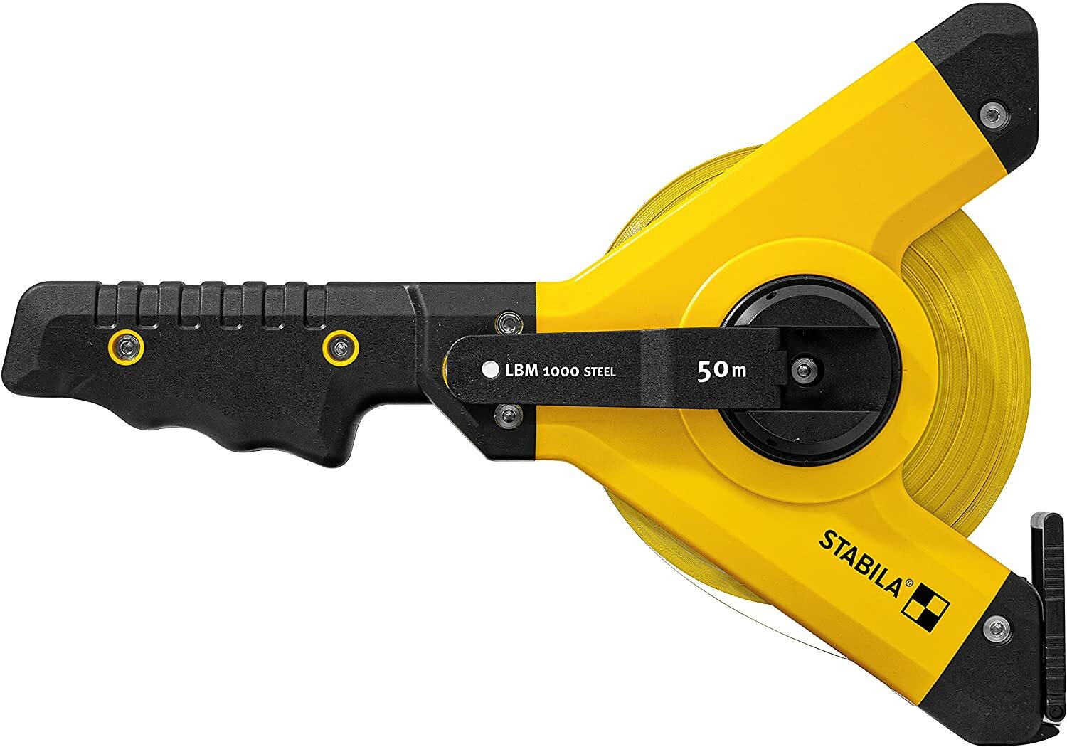 ROTELLA METRICA RULLINA MT. 50 METRO Nastro in FIBRA GIALLO LBM1000 STABILA