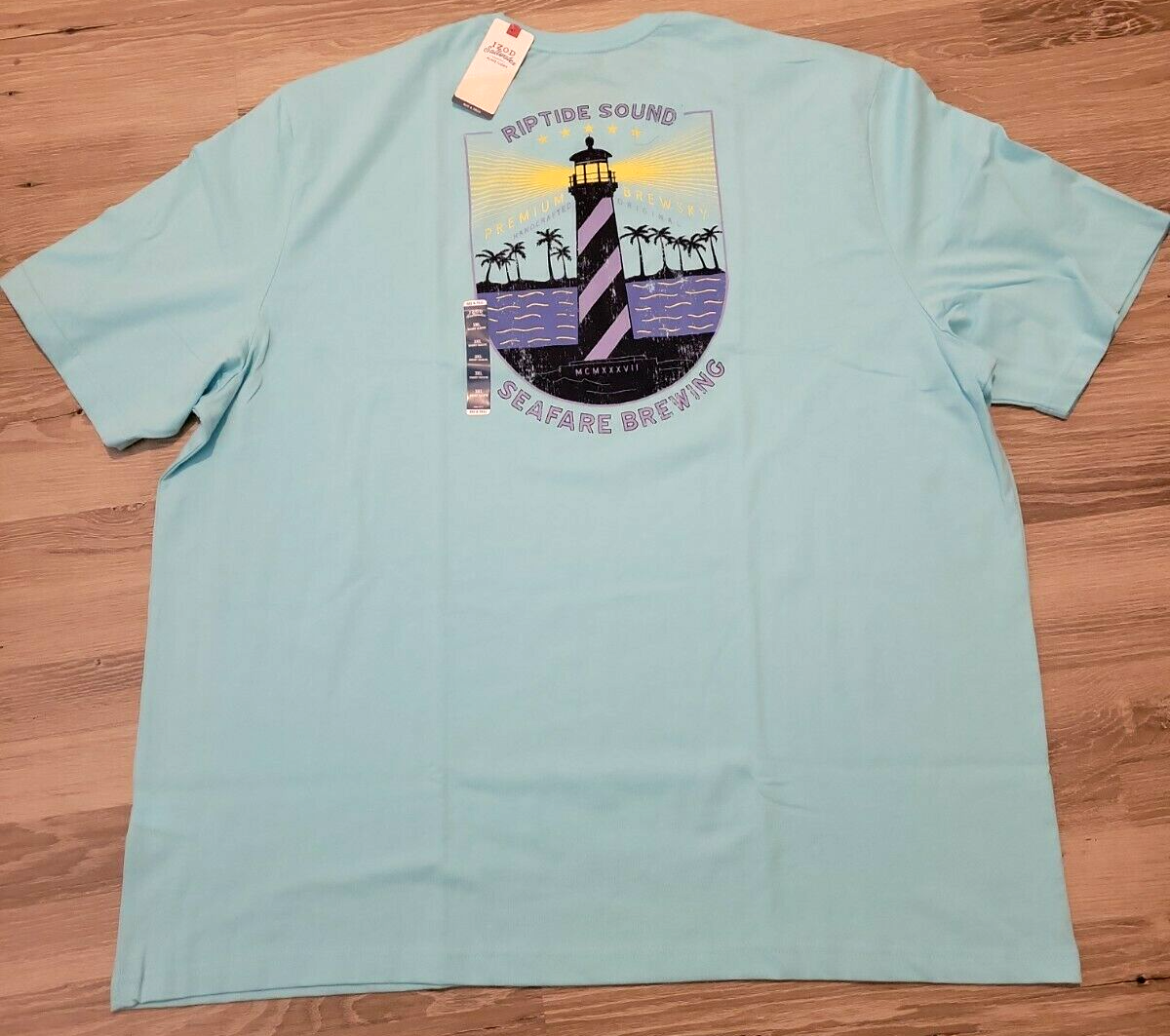 New 2XL Men's IZOD Saltwater Relaxed Classics Riptide Sound