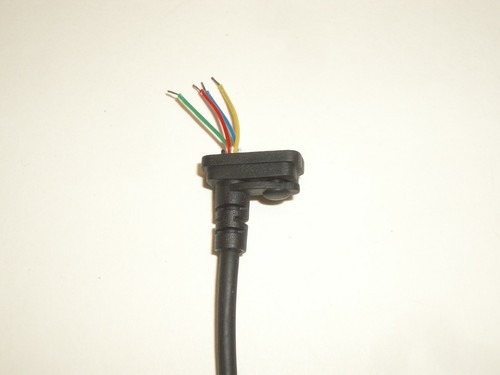 CABLE DE MICRÓFONO DE REPUESTO EN ESPIRAL DE 2 PINES TRS con alivio de tensión para baofeng sm01 - Imagen 3 de 6