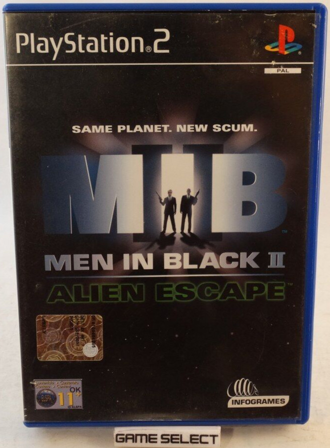 Men In Black II Alien Escape Sony PS2 Playstation 2 Pal Eur Original Complet