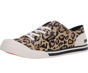 rocket dog leopard sneakers