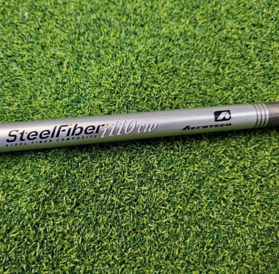 AEROTECH SteelFiber i110CW .355 Taper Tip Iron Shafts Stiff X 