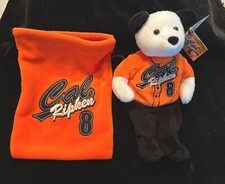 Cal Ripken Jr Orioles 2001 Salvino Summer Heroes Bear with Logo Bag 1 of 5000