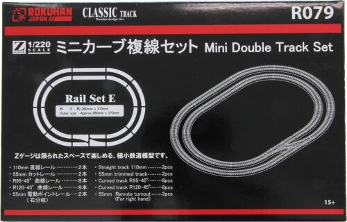 Rokuhan Z Gauge R079 Mini Double Oval track set from Japan - Picture 3 of 3