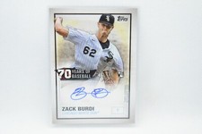Zack Burdi #70YA-ZB - 70 Years of Baseball - Chicago White Sox - Rookie - Auto