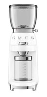 Smeg CGF01WHUK Coffee Grinder, Aluminium Construction, 50's Retro Style, 8 Pr...