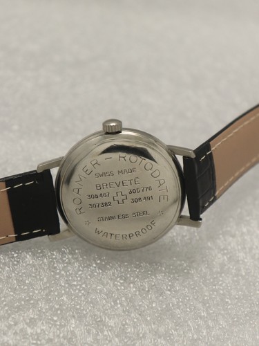 Used Roamer Rotodate 44 Jewels Brevete Automatic Swiss Made Men's Watch. - Picture 7 of 7