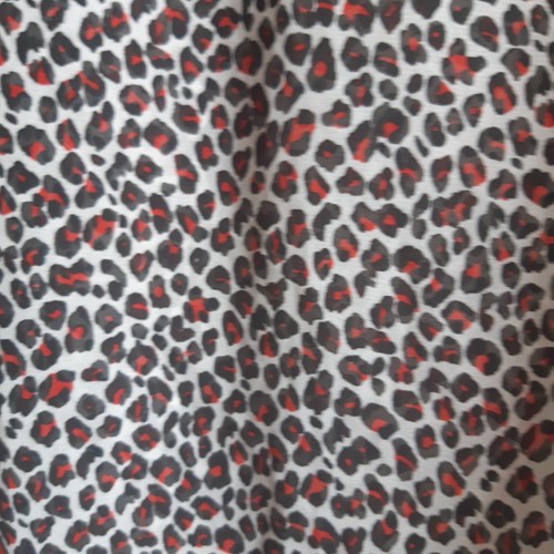 Camicetta MANGO trendy stampa animalier colletto bottoni L/Slv tasca semi trasparente PE S - Foto 14 di 15