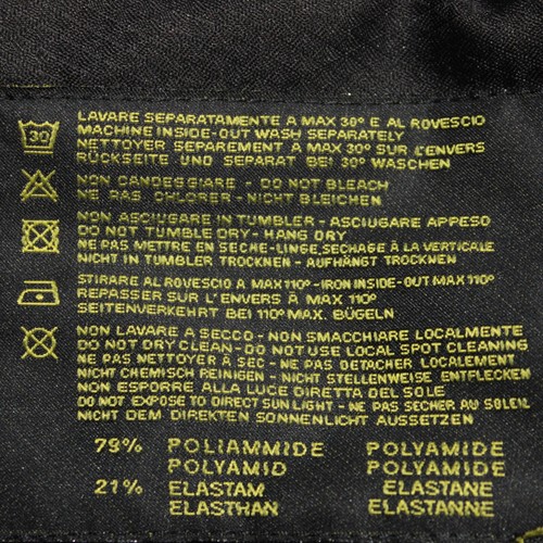 PT01 NWT Chinos / Active Pants Size 52 36 US In Solid Black Polyamide Blend - Picture 12 of 18