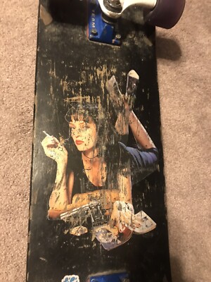 HUF Pulp Fiction 25 th Anniversary Edition Custom Skateboard | eBay