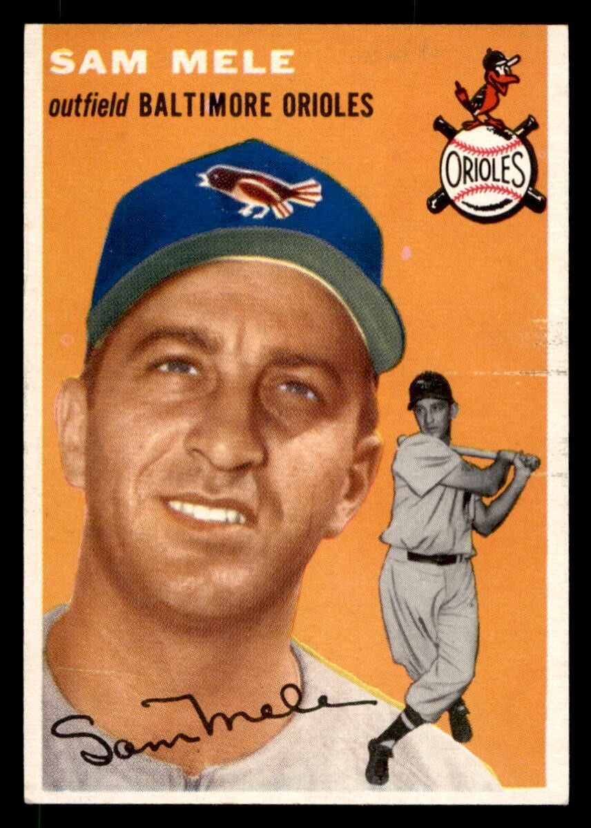1954 Topps Baseball #240 Sam Mele EX *l1