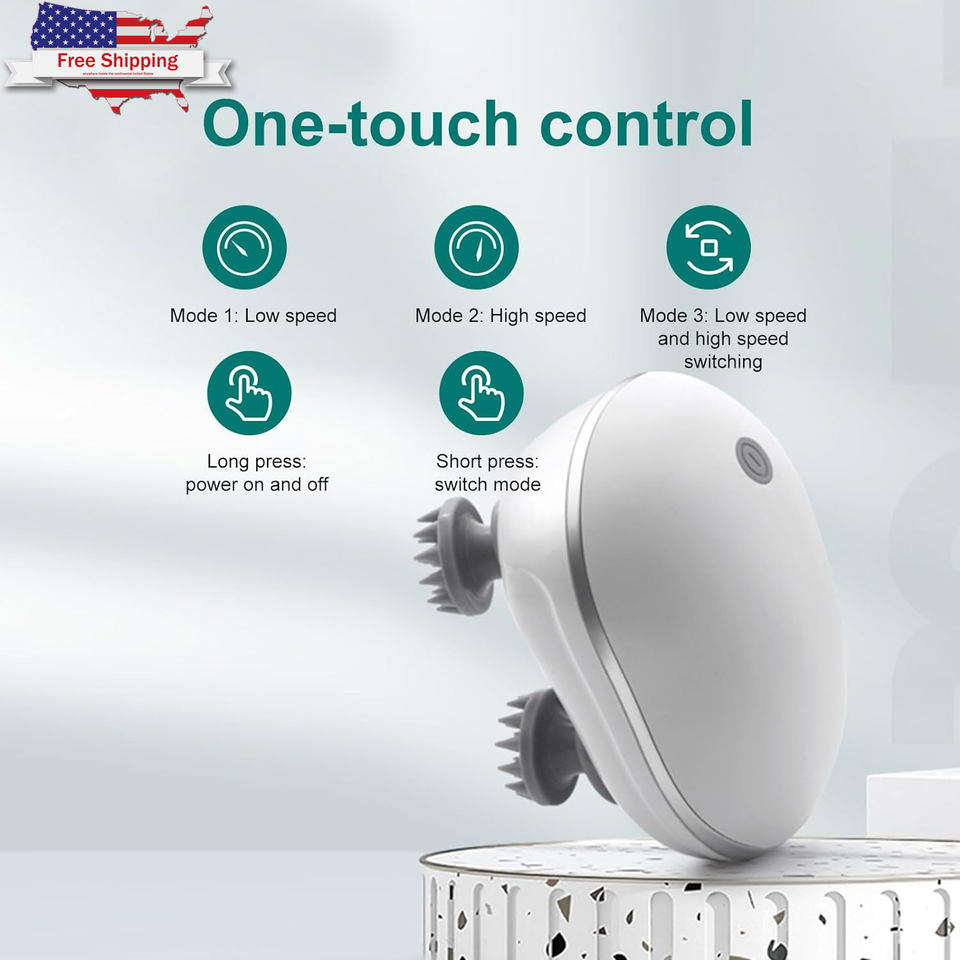 Electric Scalp Massager,Head Massager Scalp Stress Relax,Silicone Scalp Massager eBay