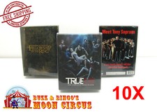 10x DVD OVERSIZED BOX SET SIZE DVO D - CLEAR PLASTIC PROTECTIVE BOX PROTECTOR
