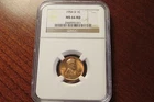 1954-D Lincoln Cent (NGC Certified MS-66 RD)-Brilliant Red Color & High Grade!!