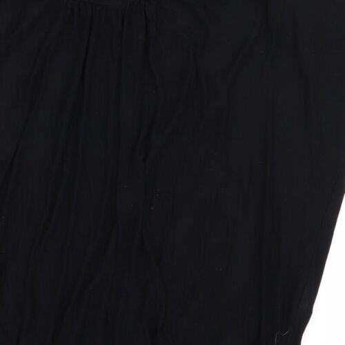 Wallis Womens Black Viscose Blend T-Shirt Size M - Picture 10 of 12
