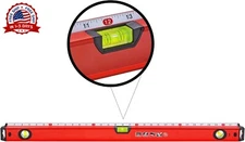 Nivel Torpedo Juego Niveles de Burbuja de 32" Medicion Burbujas Frasco de 45° US