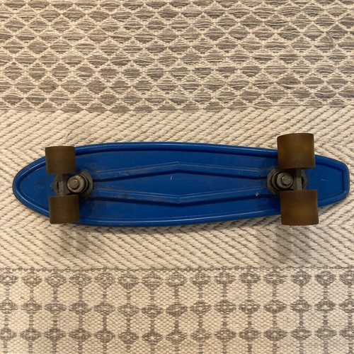 Vintage 1976 Blue Newporter Kicktail Skateboard Stoker Wheels Eliminator Trucks - Picture 10 of 16