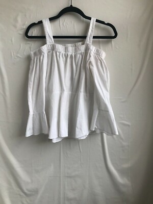 Moa Moa White Off the Shoulder Top 