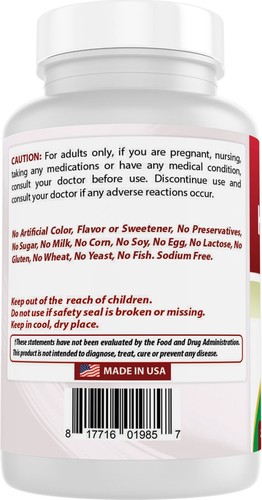 Best Naturals Huperzine A 400 mcg Per Serving- 240 Tablets, Gluten Free - Picture 4 of 4