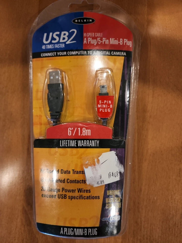 6FT USB A 5PIN MINI B DEVICE - Image 2 of 3