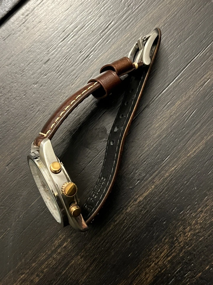 Kenneth Cole Hombre KC8042 Vestido Deportivo Multifunción Marrón Correa Reloj 10014980 Foto 3 de 4