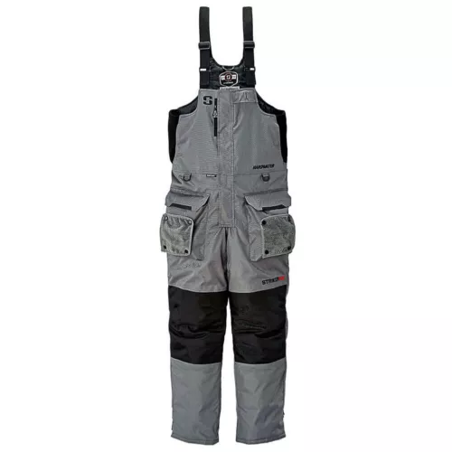 STRIKER ICE Hardwater Gray/Black Bib (62010)