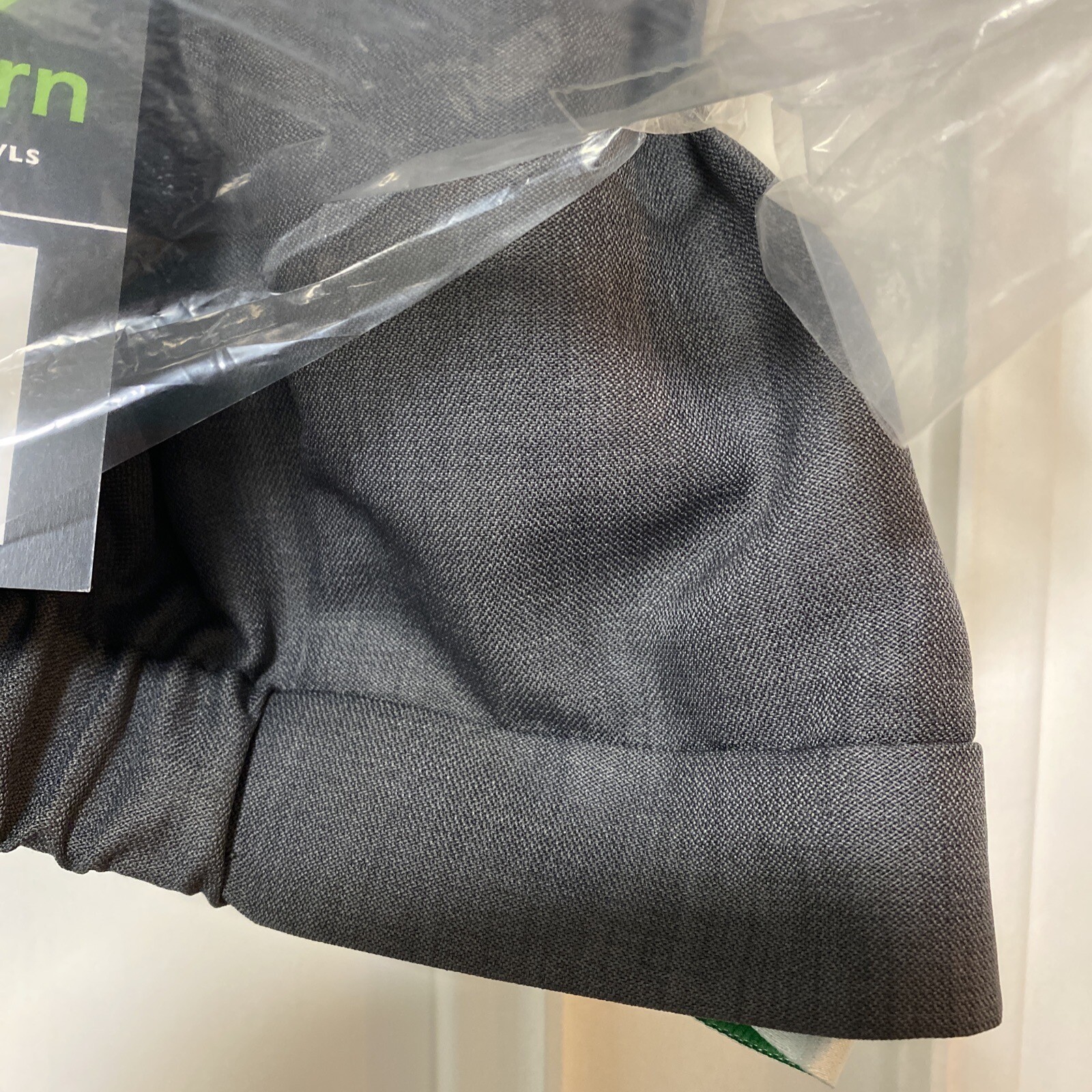 Emsmorn Ladies Grey Cropped Bowls Trousers With Part Elasticated Waist