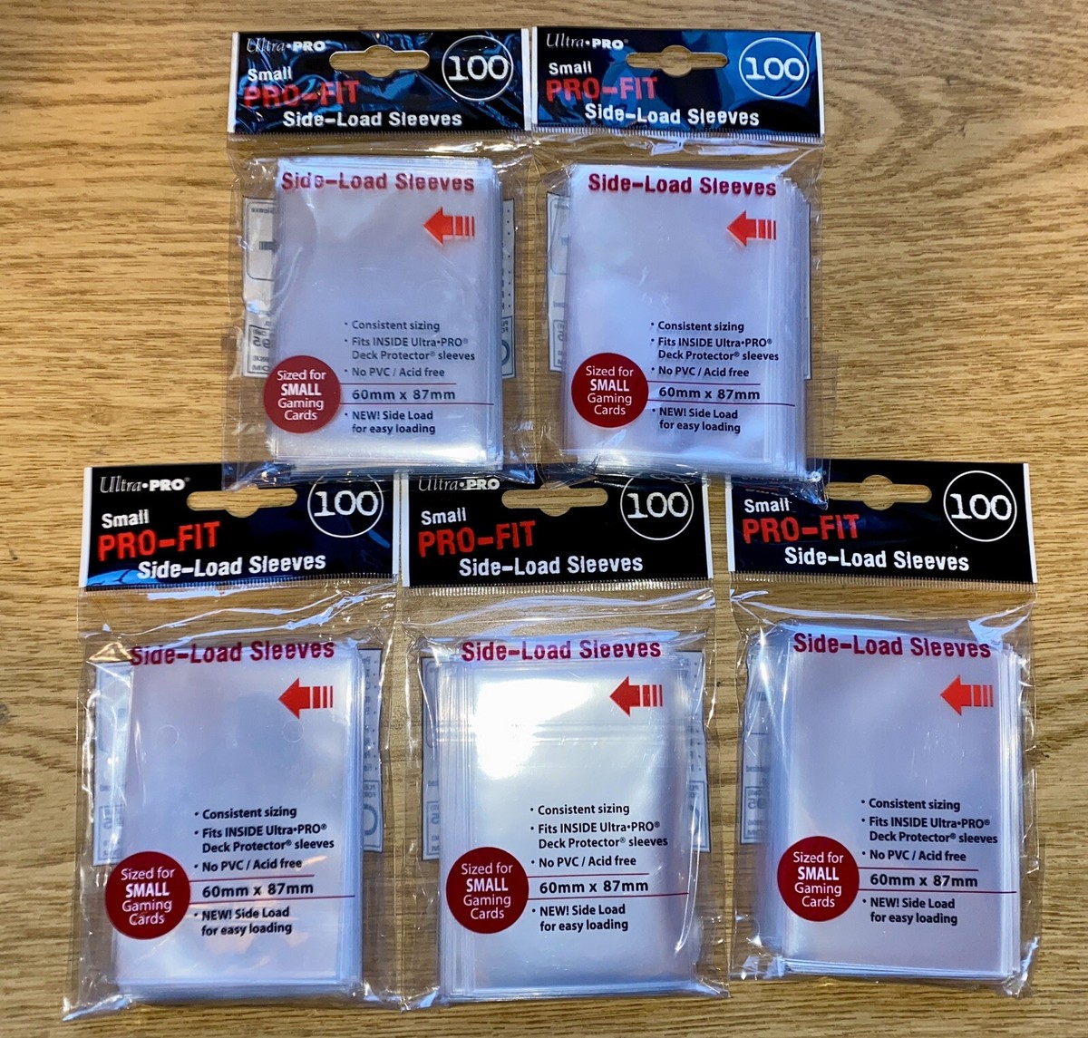 side loader card sleeves PRO-Fit Side-Load Small Deck Inner Sleeves (100ct) main image 1