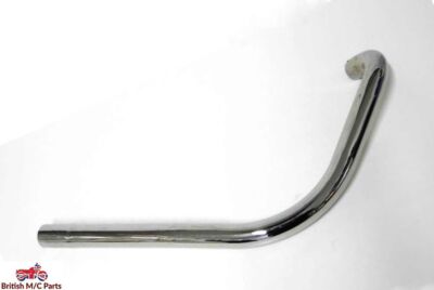 BSA Bantam Cub Auspuffrohr. Teilenr. 75-2748 Chrom, hergestellt in Großbritannien.