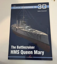 The Battlecruiser HMS Queen Mary (Super Drawings In 3D ) by Stefan Draminski
