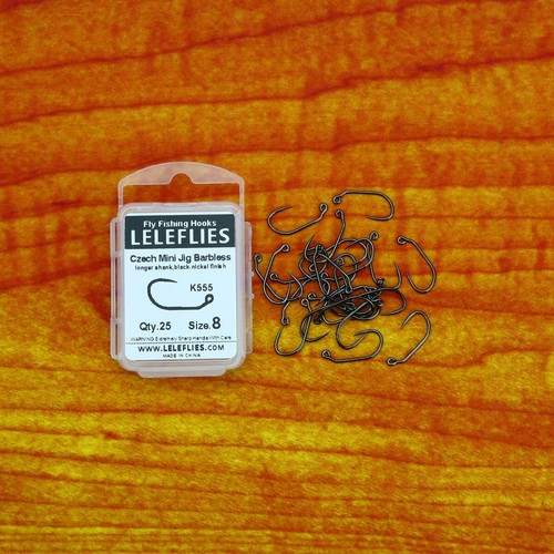 Czech Mini Jig Nymph Fly Tying Hook Barbless 25 per box - Picture 5 of 5