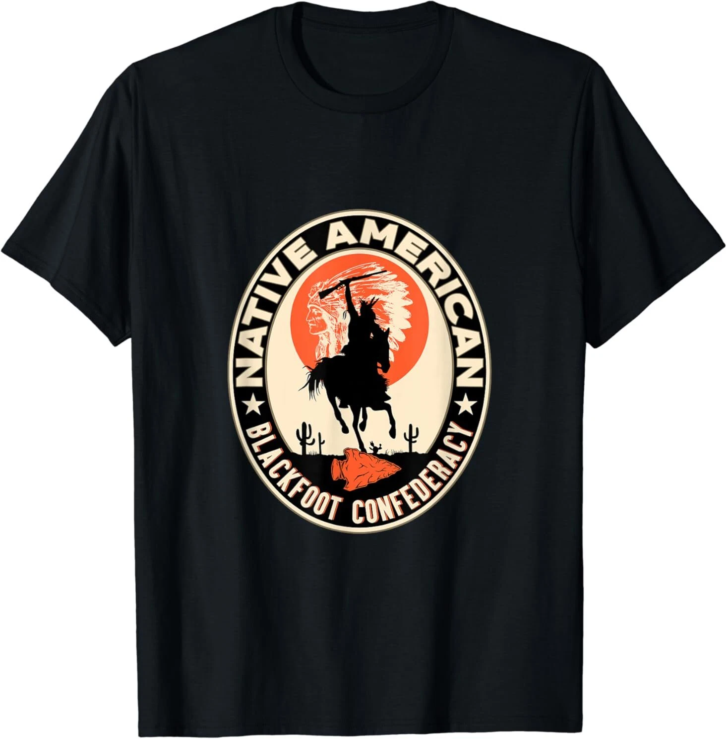NEW Blackfoot Strong Native American Indian Tribe Pride Retro Tee T-Shirt S-3XL