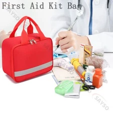 Red Empty Large First Aid Kits Portable Outdoor Survival Disaster Earthquake Bag