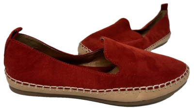 Universal Thread Women's Juliet Slip On Comfort Dress Flats Red Size:6 111D