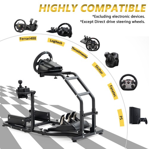 Marada Racing Simulator Cockpit Stand Fit Logitech G29 G920 G923 Thrustmaster - Picture 6 of 7