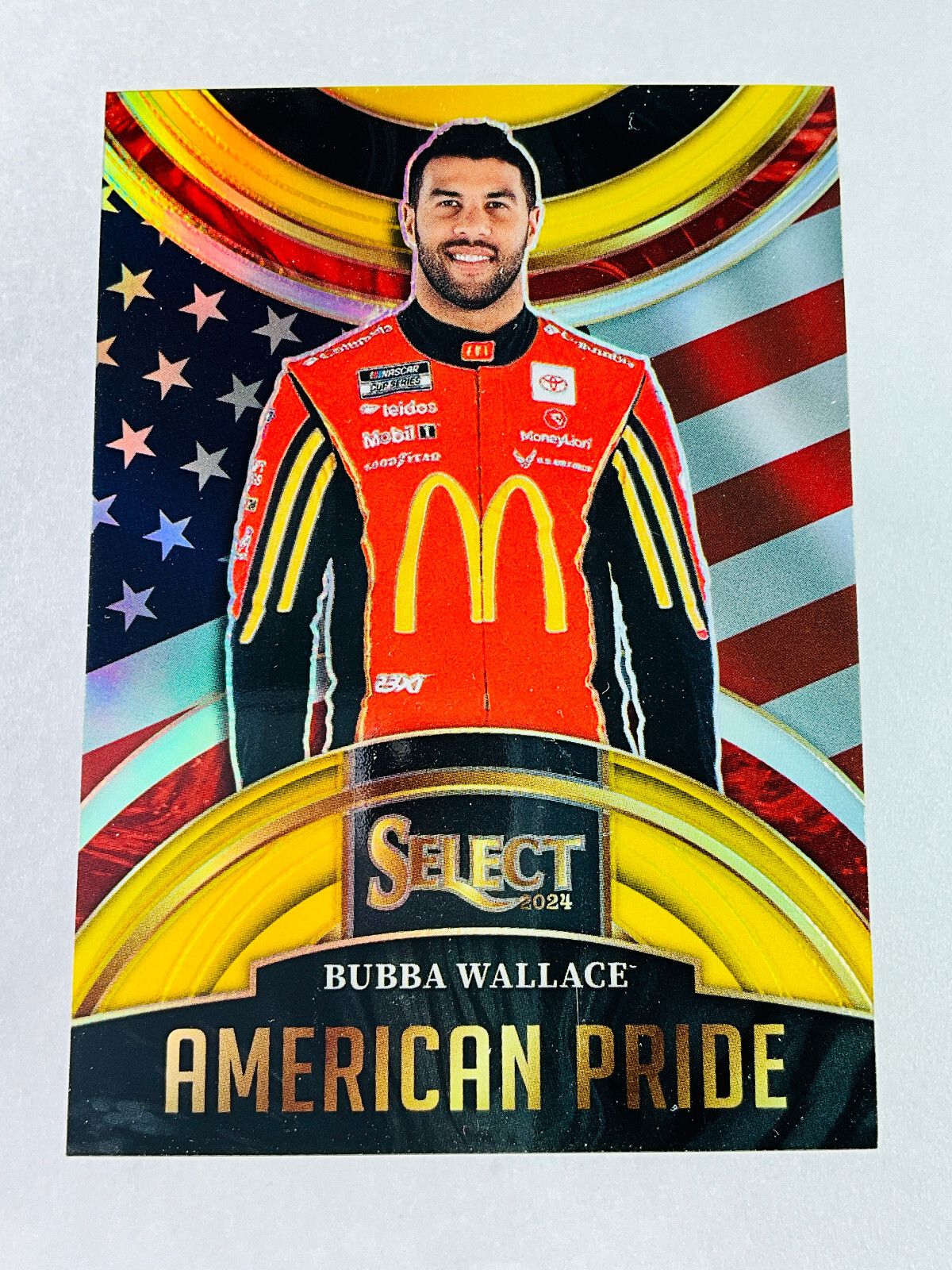 2024 Bubba Wallace Select American Pride Gold Prizm /10