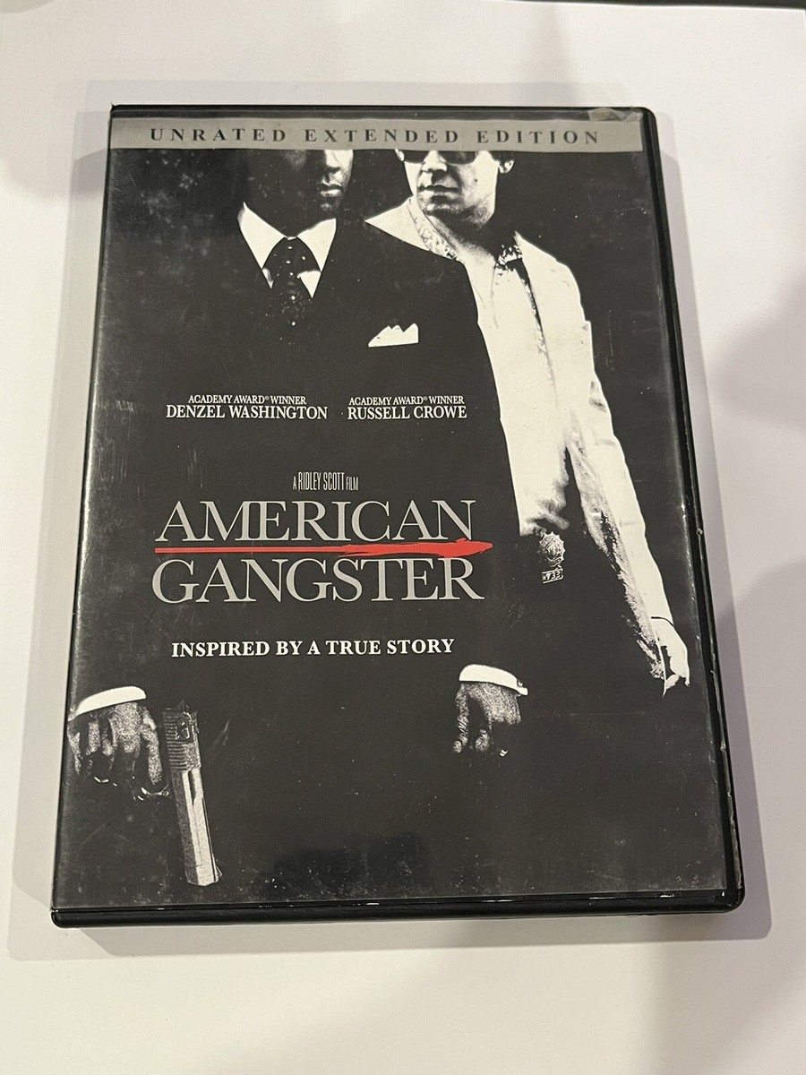 American Gangster (DVD, 2007) Rated R, Widescreen, Denzel Washington M14