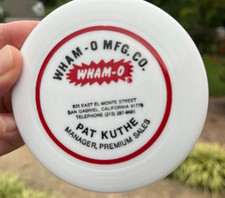  Decades Old  Pat Kuthe MINI New Disc Golf Frisbee IFA 615 Whamo Free Return