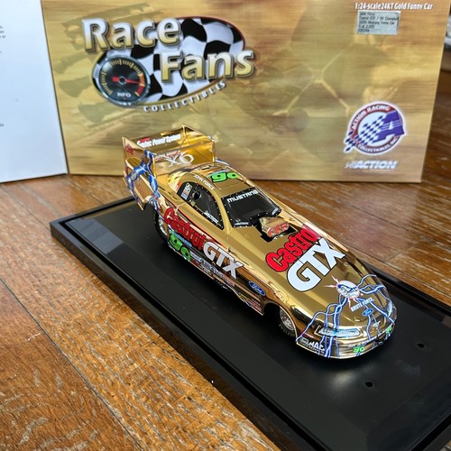 1/24 ACTION Race Fans 2000 GOLD Mustang Funny Car JOHN FORCE 9X Champion Castrol