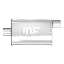 MagnaFlow Straight-Through Performance Muffler; 2.5in. Center/Offset; 4x14x9 Bod