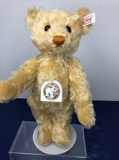 12  Steiff Golden Teddy Bear Mohair Elephant Stencil Jointed Limbs Head Si