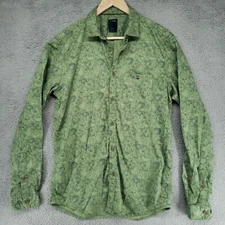 LP Louis Philippe Mens Shirt Premium Long Sleeve Slim Fit 39 Button Down Floral