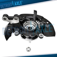 FWD Front Right Steering Knuckle & Wheel Hub Bearing for 2011-2017 Toyota Sienna