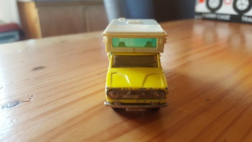 DODGE PICK UP CAMPING CAR JAUNE MAJORETTE 209 - Photo 4/5