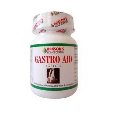 Bakson's Homoeopathy Gastro Aid (75 tab) Free Shipping World Wide